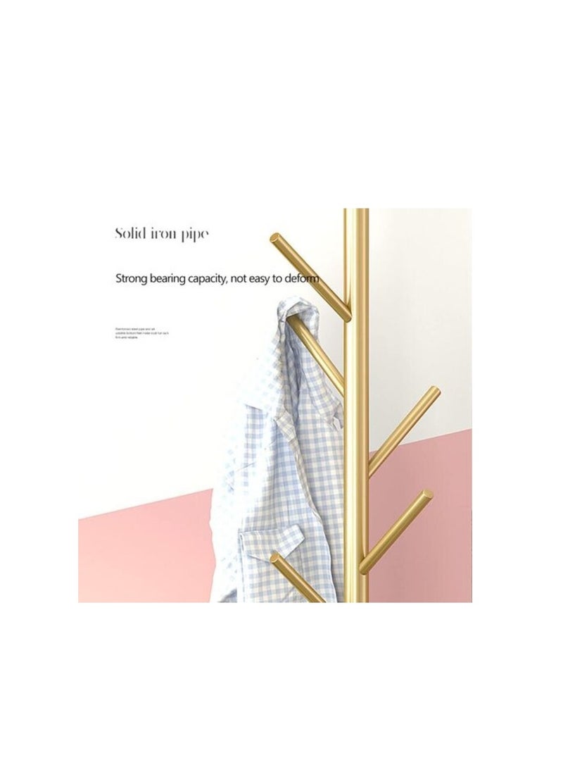 UAEJJ - Uaejj Multifunction Coat Rack, Standing Metal Clothes Rack Hat Hanger, Metal Rack Hanger Hook Stand, Branches, Black - Image 1