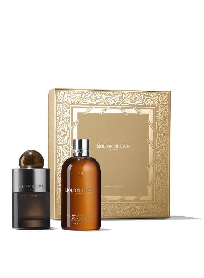MOLTON BROWN مجموعة عطر الفلفل الأسود ريتشارج - Image 1