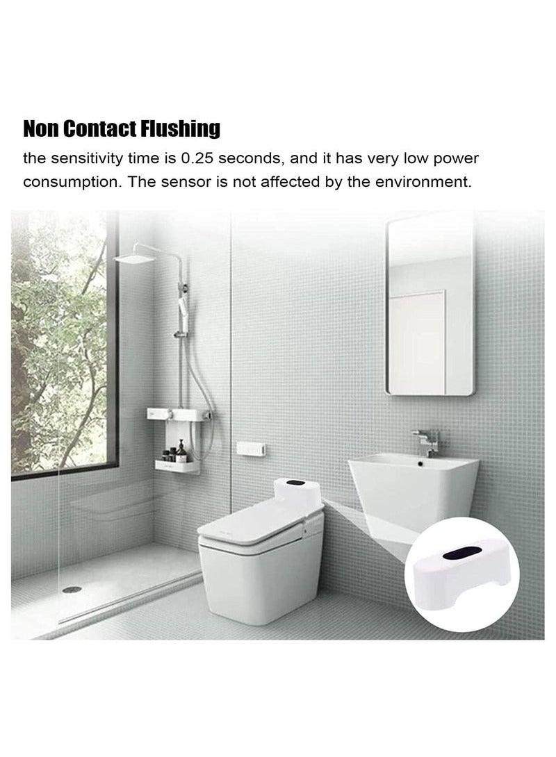 مستشعر المرحاض الأوتوماتيكي Flusher مرحاض دافق شحن بدون تلامس مستشعر ذكي يعمل بالأشعة تحت الحمراء كوى مرحاض عام فندق دافق - Image 5