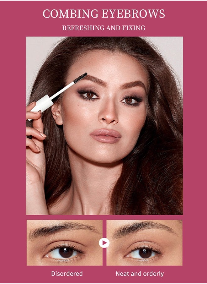 2 Pcs Quick-Dry Eyebrow Styling Gel，Long-lasting waterproof and sweat proof eyebrow Repair Liquid Eyebrow styling