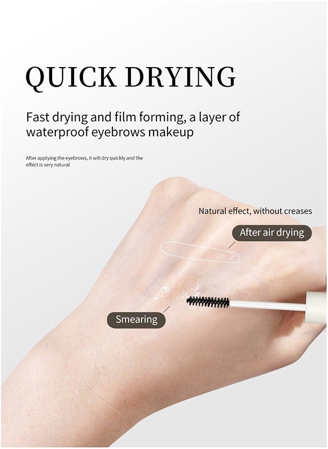 2 Pcs Quick-Dry Eyebrow Styling Gel，Long-lasting waterproof and sweat proof eyebrow Repair Liquid Eyebrow styling