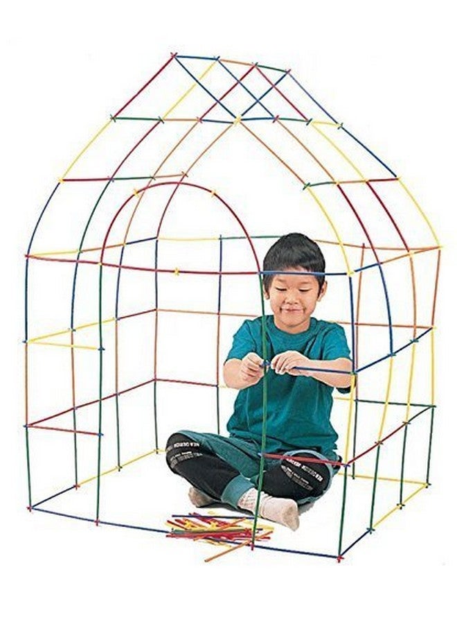 Roylco Straws and Connectors Building Kit - Pack of 230 - Colors may vary - Image 4