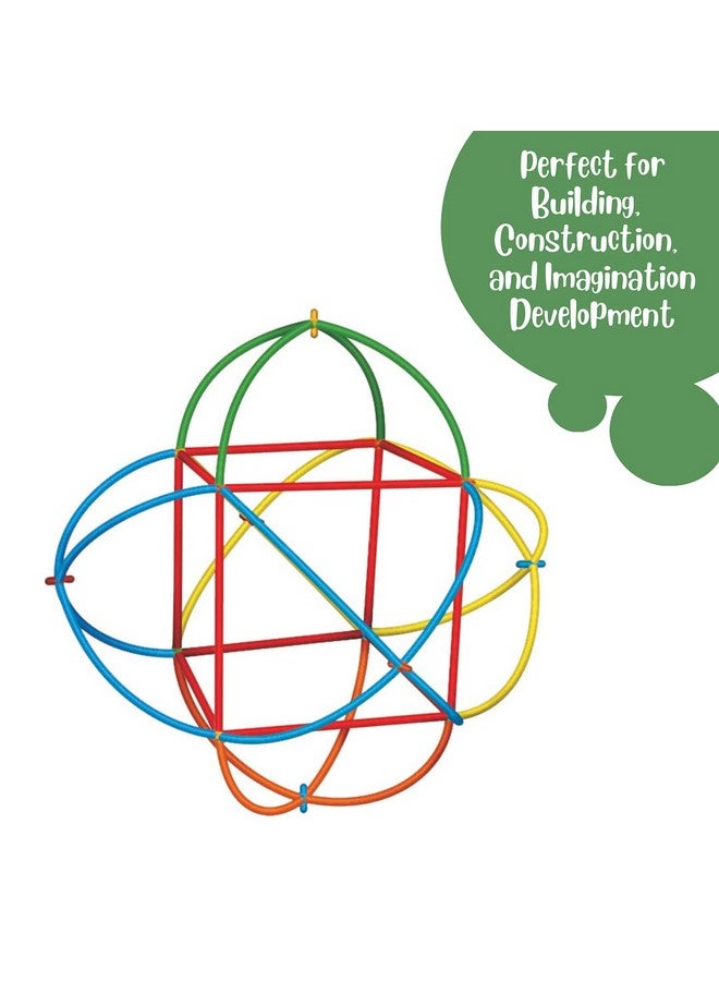 Roylco Straws and Connectors Building Kit - Pack of 230 - Colors may vary - Image 3