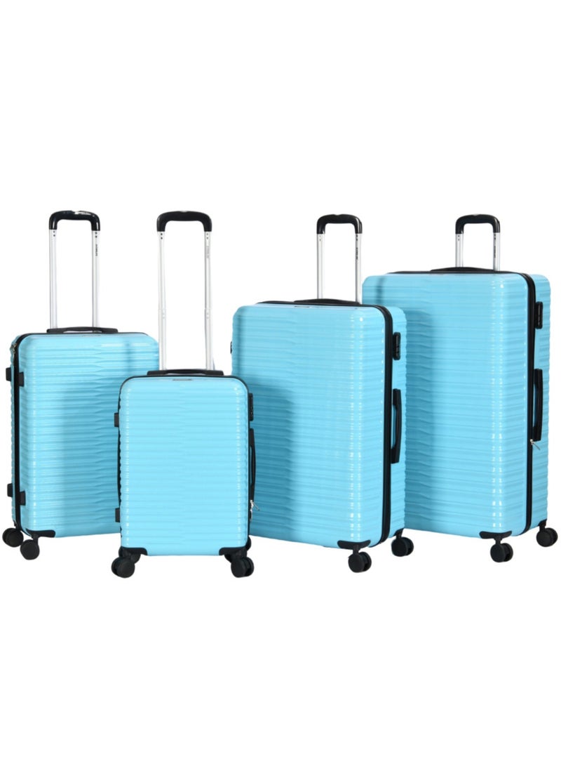 ستار لايف مجموعة حقائب سفر مكونة من 4 قطع من حقائب أمتعة السفر ذات الجانب الصلب من مادة ABS - Image 1