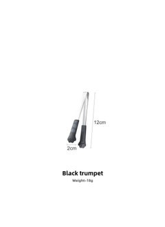 Cat's Claw Snack Clip No Dirty Hand Food Clip Children's Supplementary Food Clip Potato Chip Clip Household Salah Clip Ice Clip Barbecue Clip-Colour:Black Trumpet