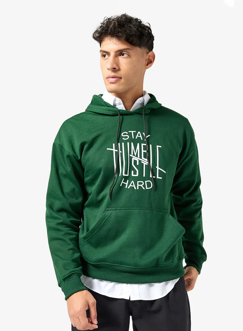 Graphic Print Hoodie