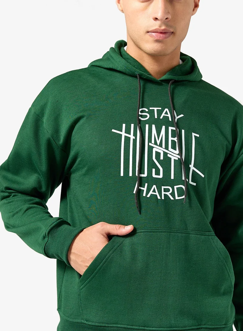 Seventy Five  Graphic Pullover Hoodie for Men | Best Price UAE