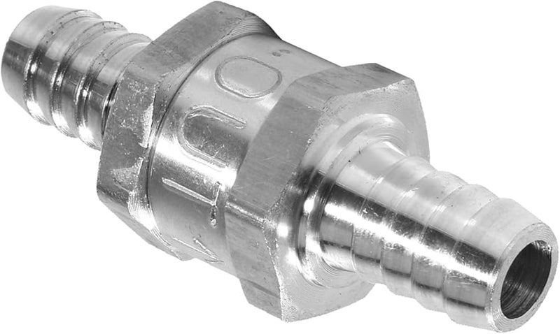 Aluminium Fuel Non Return Check Valve One Way Petrol 6mm 10mm 12mm Optional - Image 1