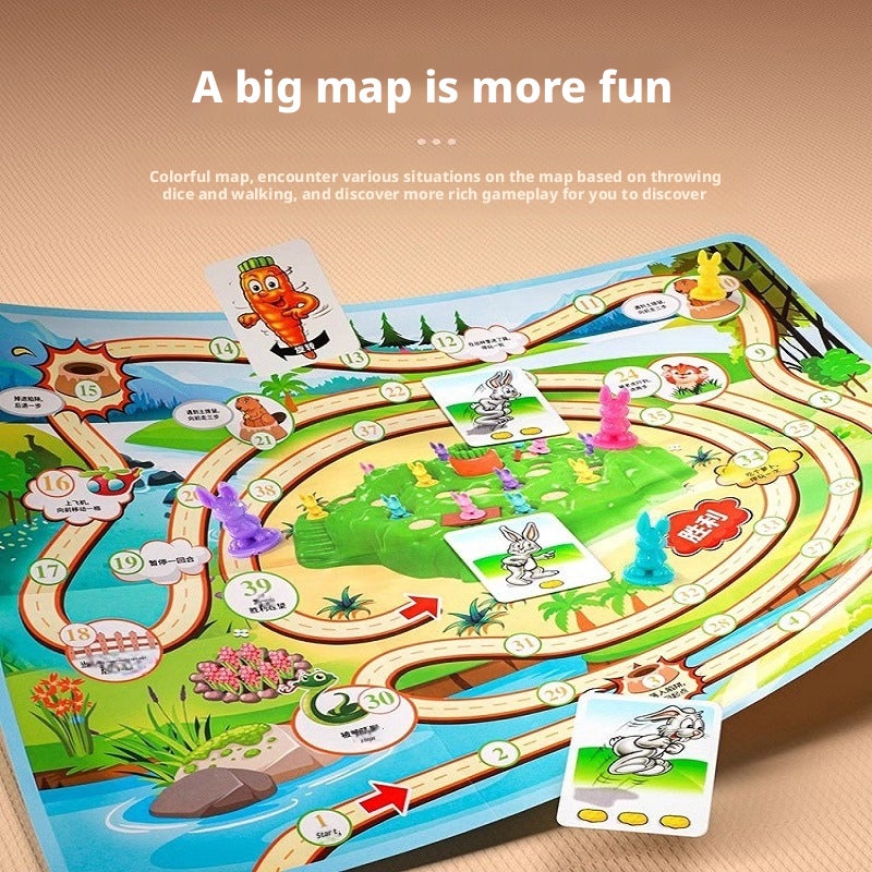 Rabbit Trap Board Game - 2-Player, Educational, Parent-Child Interactive Strategy Game - Image 4