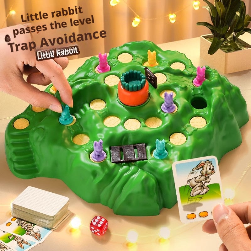 Rabbit Trap Board Game - 2-Player, Educational, Parent-Child Interactive Strategy Game - Image 3