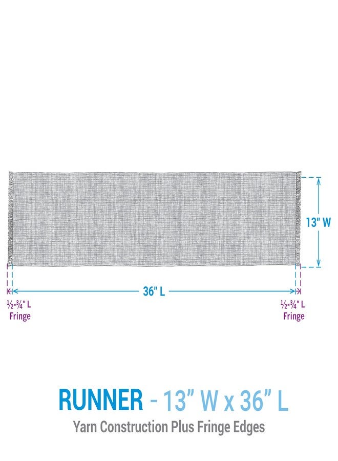Park Designs Buffalo Check Table Runner - 36''L - Black - Image 4