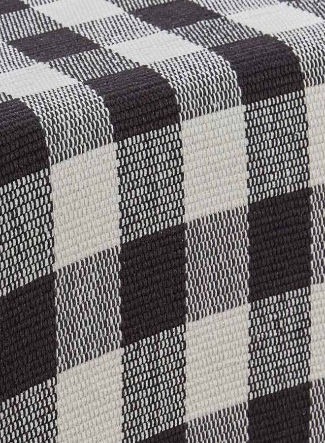 Park Designs Buffalo Check Table Runner - 36''L - Black - Image 3