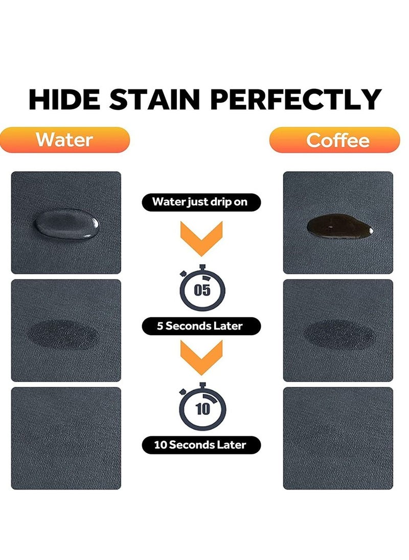 Hi homey Super absorbent soft non-slip quick Dish Drying Mat for Kitchen Countertops  - Image 2