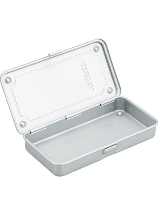 TRUSCO T-19SV Trunk Tool Box, 80.9 x 4.9 x 1.3 inches (203 x 109 x 35 mm), Silver - Image 5