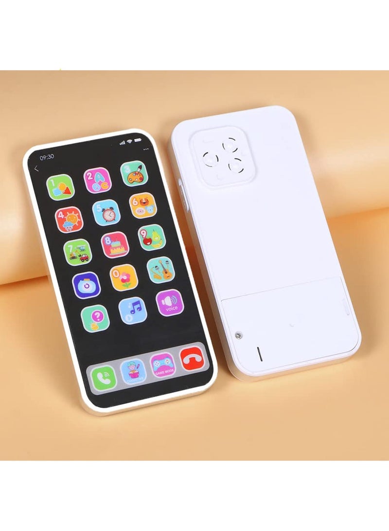 SHENYU Smartphone Learning Baby Phone Toy for 1 Year Old Toddlers Musical Instruments with Light and Sound Multiple Education Games for Boys and Girls, Gifts for Birthday - Image 2