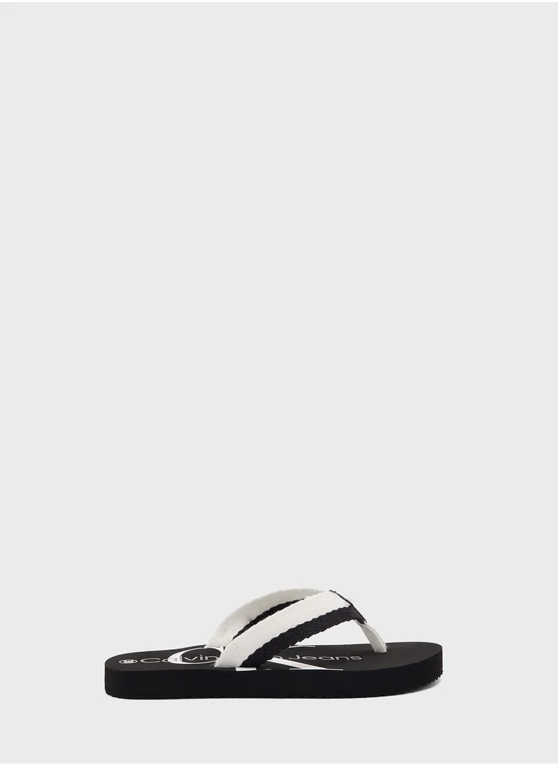 Calvin Klein Jeans Kids Slip On Flip Flop