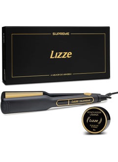 Lizze Professional Flat Iron Hair Straightener Plancha De Cabello Professional  Titanium Hair Iron Straightens Frizzy Hair Curls  Sleek Salon Hair Styling Tool  Lizze Supreme 15 Pro Straightening Iron 