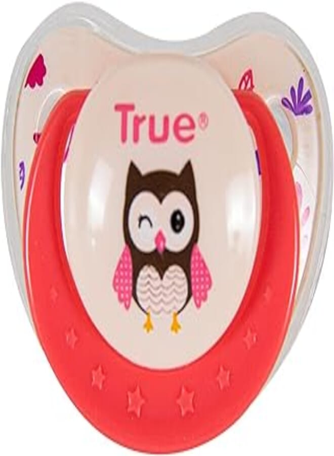 True Baby CHERRY SOOTHER WITH CAP +0 M
