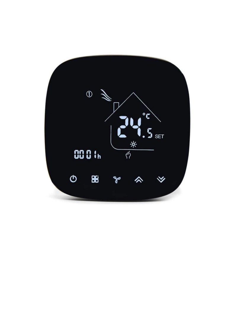 Generic Luxury Design Wifi Programmable Room Smart Thermostat, Energy Saving FCU Central Air Conditioner Cooling Temperature Touch Controller 95-240VAC with Alexa Echo Google Home IFTTT Support  - Image 2