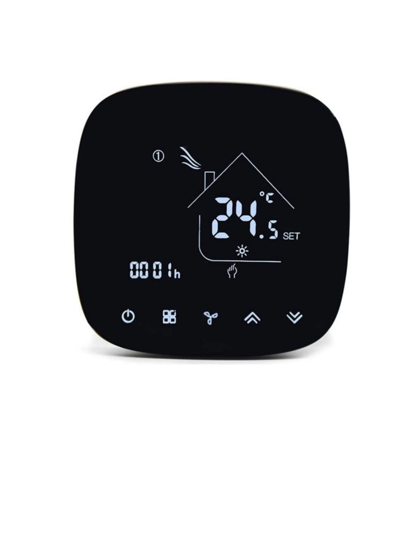 Generic Luxury Design Wifi Programmable Room Smart Thermostat, Energy Saving FCU Central Air Conditioner Cooling Temperature Touch Controller 95-240VAC with Alexa Echo Google Home IFTTT Support  - Image 3