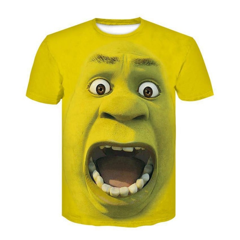 Glasses Dog Short-Sleeved T-Shirt Men'S 3D Three-Dimensional Printed Pattern Funny Orangutan Personalized Plus Size Clothes Trendy T-Shirt - Image 4