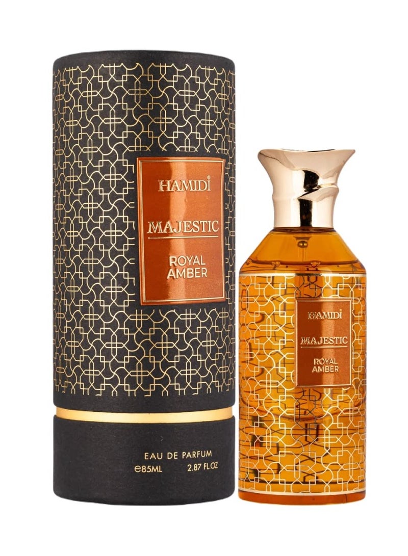 Hamidi Majestic Royal Amber Perfume For Unisex Oriental Eau De Parfum 85ml, Perfumes For Men and Women - Image 2