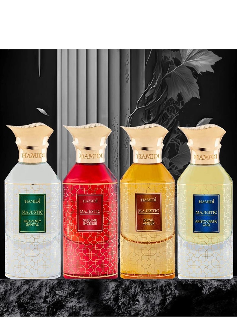 Hamidi Majestic Royal Amber Perfume For Unisex Oriental Eau De Parfum 85ml, Perfumes For Men and Women - Image 4