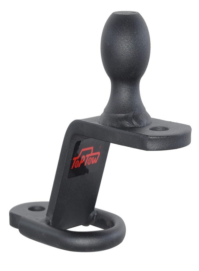 TOPTOW 64008 ATV/UTV 3-Way Hitch Adapter with 2 inch Ball, Bolt-on ATV Hitch Attachments - Image 4