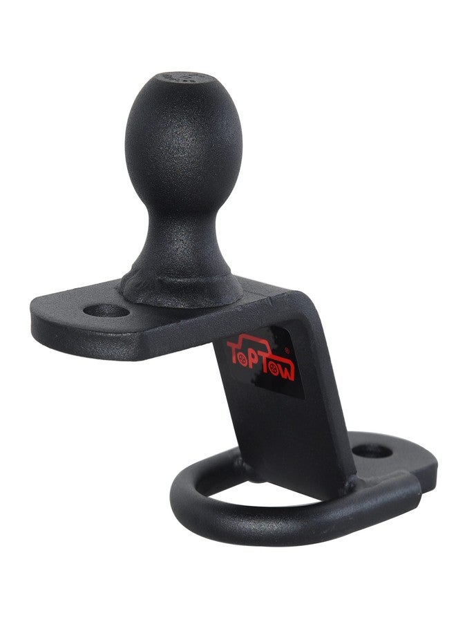 TOPTOW 64008 ATV/UTV 3-Way Hitch Adapter with 2 inch Ball, Bolt-on ATV Hitch Attachments - Image 5