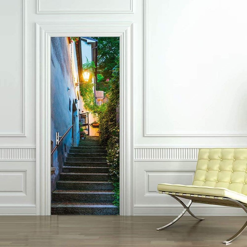 bpa 3D Door Sticker - San Marino Street Design - Image 1