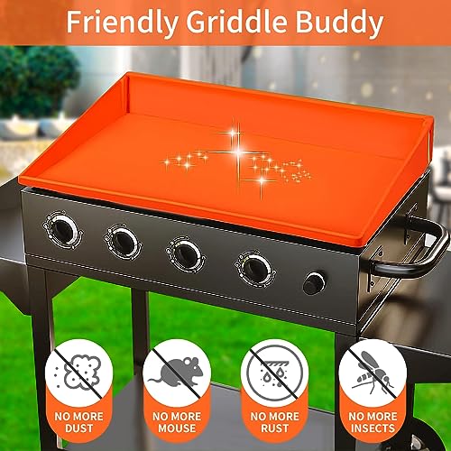 Snuggery Silicone Griddle Mat 29” for Blackstone,Upgraded Full-edge Heavy Duty Food Grade Non-Stick Griddle Cover,Grill Buddy Mat Protect Your Griddles from Dirt & Rust (29 inch) - Image 5