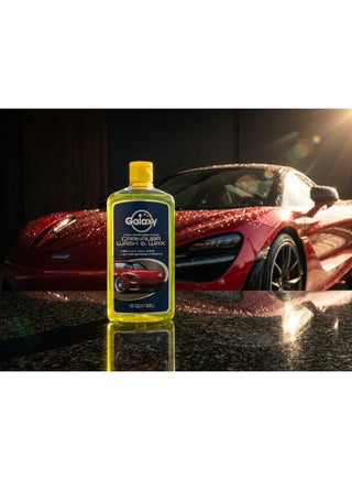 Carnauba Wash & Wax - 16 oz (473ml) Car Shampoo with Brilliant Wax Shine & Water Beading Formula - Premium Auto Detailing Soap for Professional Results - view 3