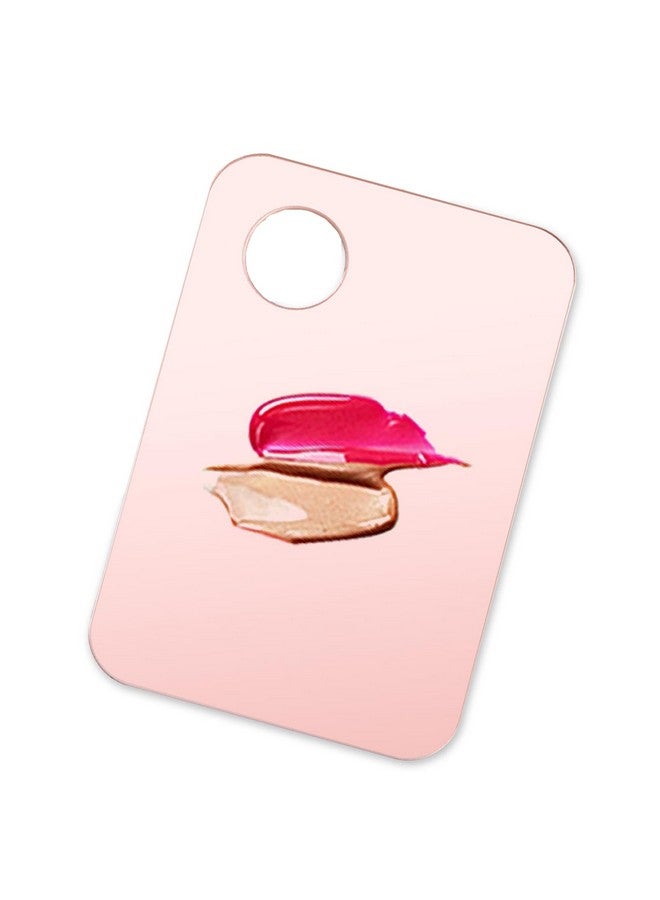 Mcduyant 4 Pcs Makeup Mixing Tray Makeup Palette with Makeup Spatula Makeup Mixing Palette Foundation Palette for Eye Shadow Lipsticks Nail Art Beauty Salon (Pink and transparent) - Image 5