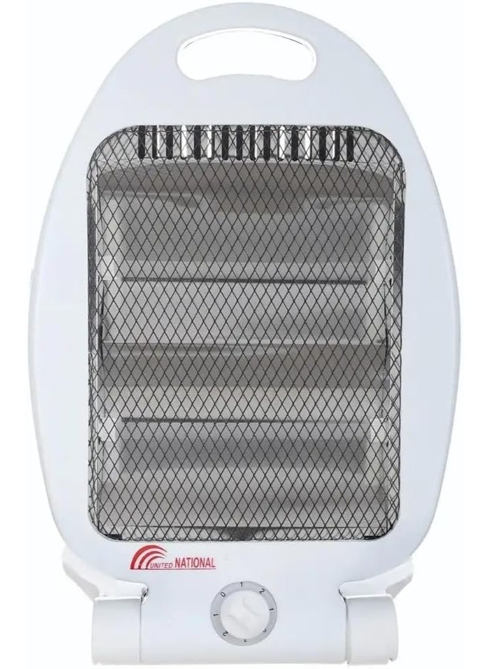 ناتكو سخان كهربائي (شمعتين) WDNSB-80 - قوة 600 واط، تصميم مدمج باللونين الأبيض والأسود، مثالي للتدفئة السريعة في المكاتب والغرف الصغيرة. - Image 3