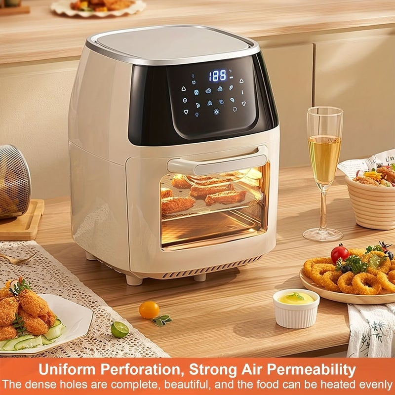 200pcs 7 5 Inch Brown Air Fryer Parchment Paper Liners Square Perforated Baking Cooking Oven Steamer Liner - Image 2