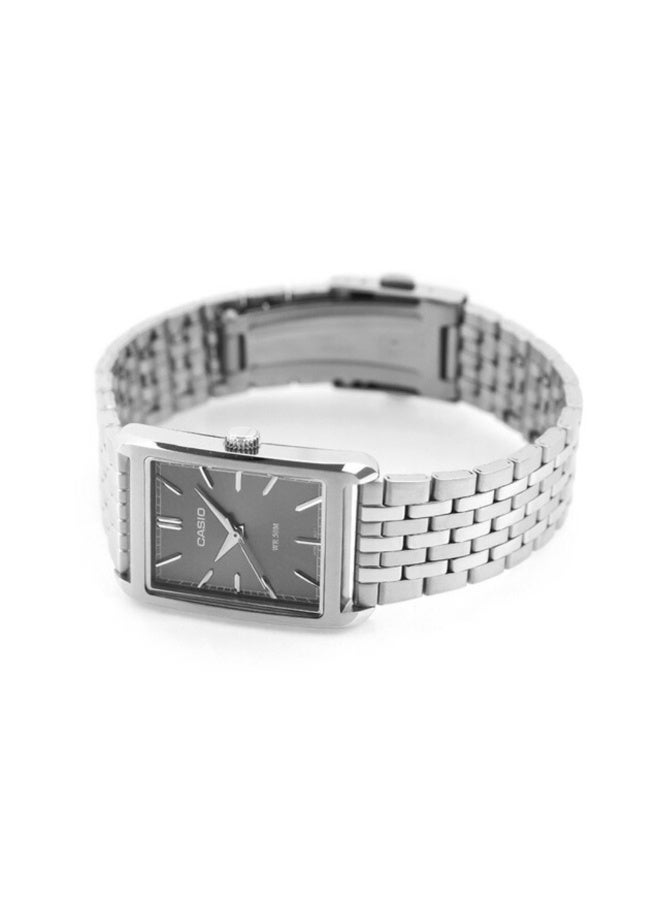 CASIO Analog Men’s Watch MTP-B215D-8AVDF, 26mm Grey Dial, Stainless Steel Case & Bracelet, 50 m WR - Image 2