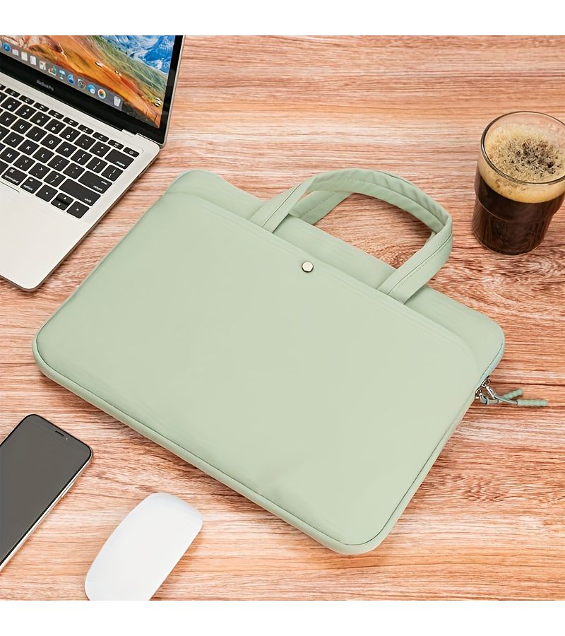 Sky Blue 13.3 Inch Laptop Tote Bag Thickened Shockproof Lightweight - Image 3