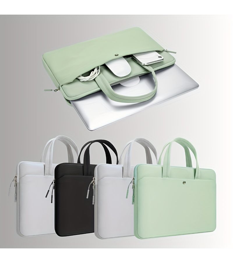 Sky Blue 13.3 Inch Laptop Tote Bag Thickened Shockproof Lightweight - Image 1
