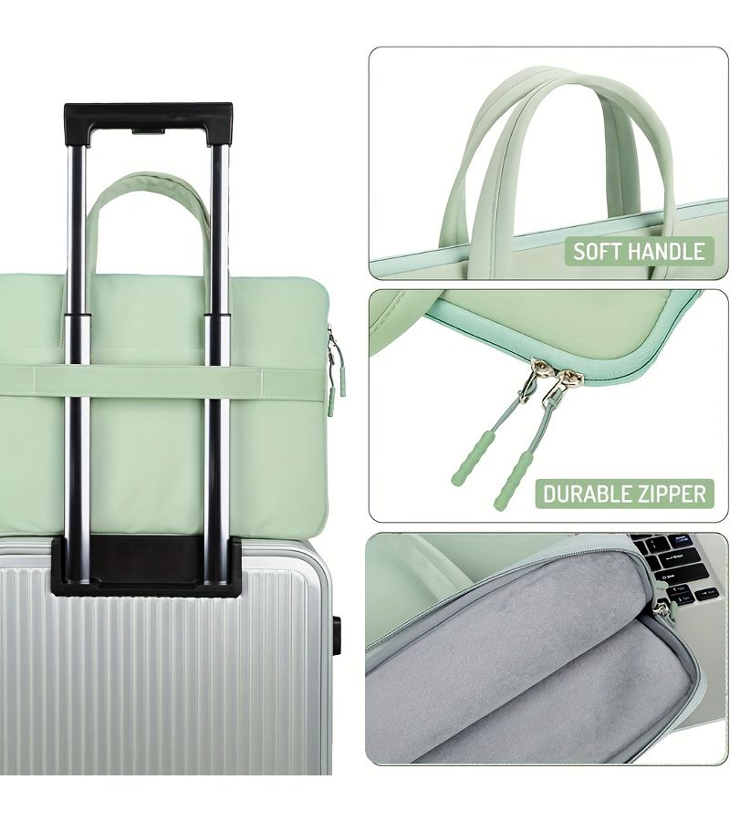 Sky Blue 13.3 Inch Laptop Tote Bag Thickened Shockproof Lightweight - Image 5