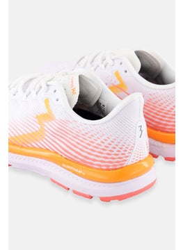 361 Degrees Women Kairos Lace Up Running Shoes, White  - Image 2