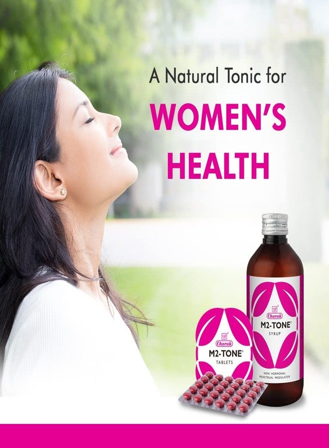 Charak Pharma M2 Tone Syrup for Women's Health | Herbal Medicine For Hormonal Imbalane | Women Health Supplement (450 ml (Pack of 1)) - Image 2