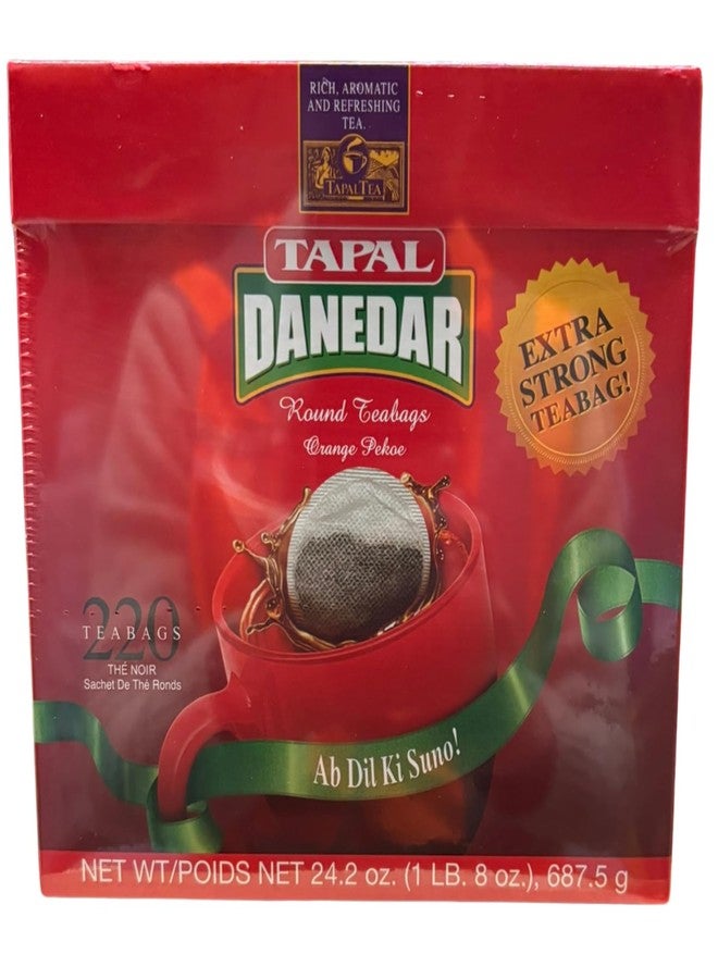 Tapal Danedar 2 Cup Round Tea Bags 220ct, (687.5g) - Image 1