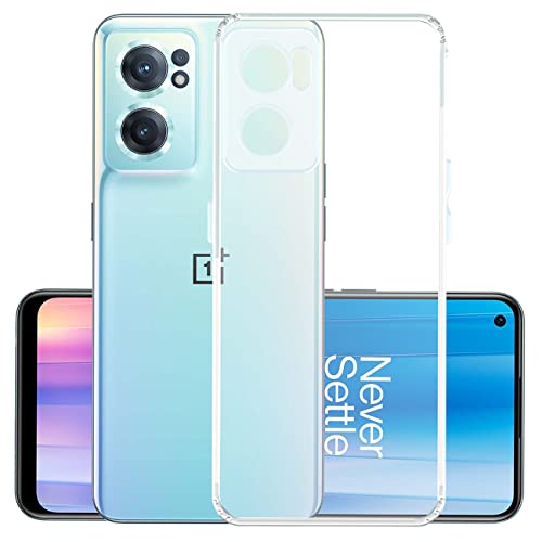 YOFO Back Cover for OnePlus Nord CE 2 (5G) (Flexible|Silicone|Transparent|Dust Plug|Camera Protection) - Image 1