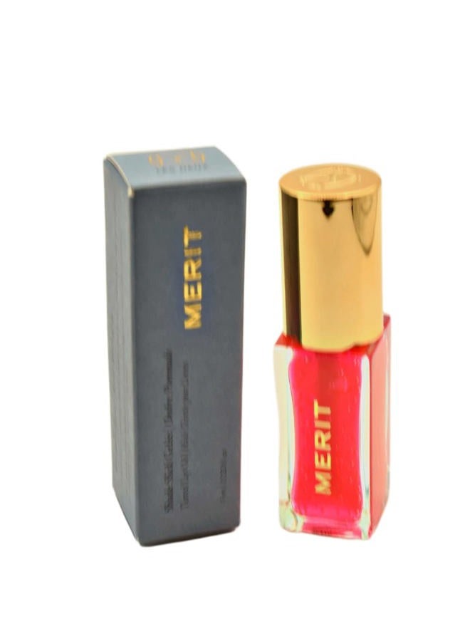 MERIT Shade Slick Gelée Sheer Tinted Lip Oil Les Deux - Image 3