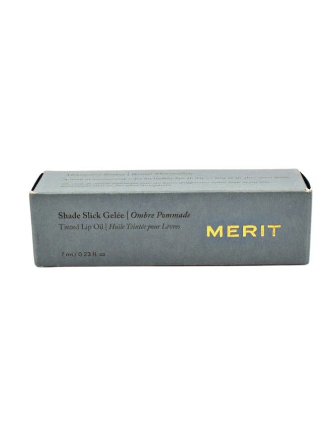 MERIT Shade Slick Gelée Sheer Tinted Lip Oil Les Deux - Image 5