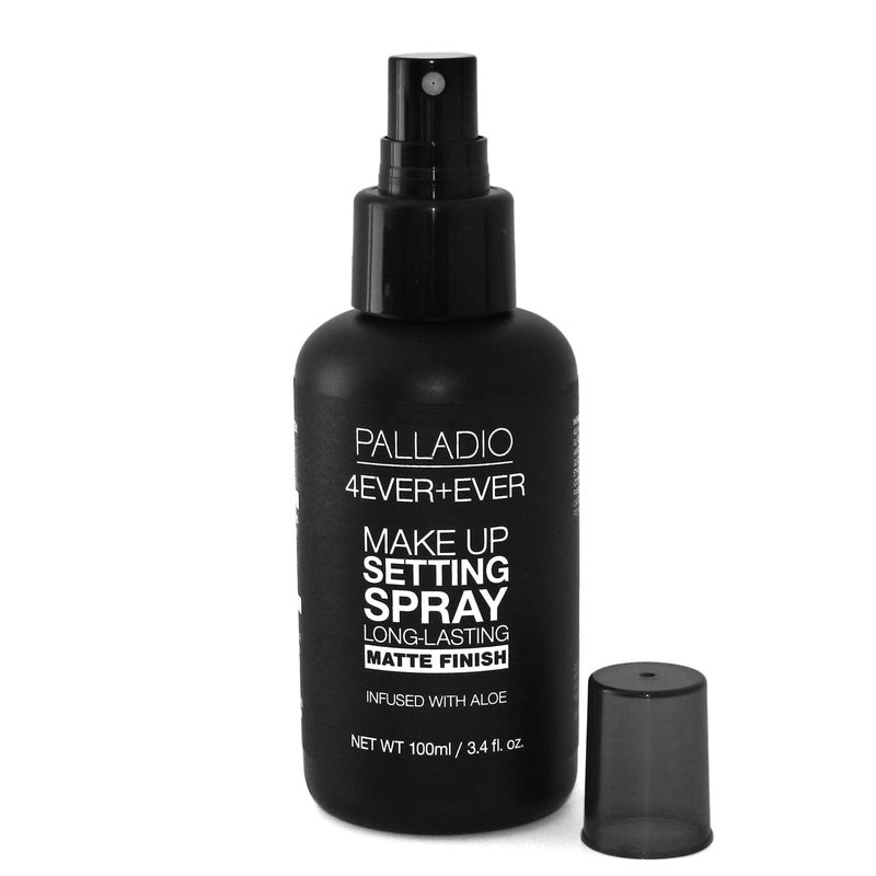Palladio 4 Ever and Ever Make Up Setting Spray, Longlasting, Instantly Sets and Secures Makeup for All Day Wear (Matte Finish), 100 ml - Image 1