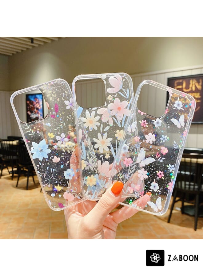 Zaboon Protective Case Cover For iPhone 14 Pro Fresh Small Floral Epoxy TPU  - Image 2