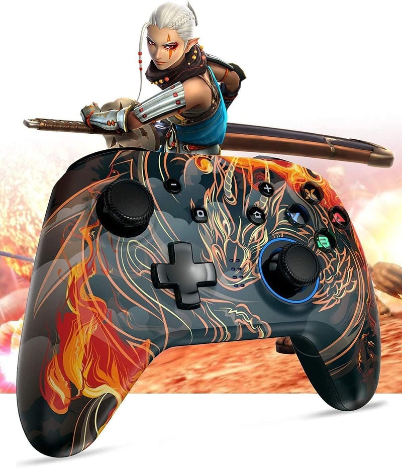 EasySMX Wireless Controller for Nintendo Switch, Dual Vibration Gaming Controller Bluetooth Gamepad for Gaming PC PS3 XBOX 360 Long Distance Available - Image 3