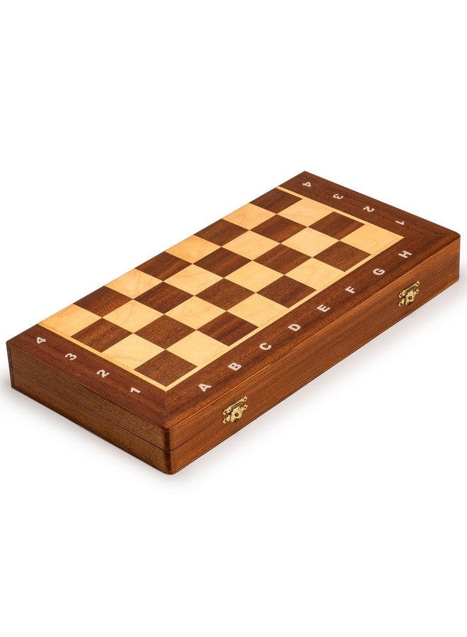 Wegiel Tournament No. 4 Staunton European Wood Chess Set, 16 Inches - Image 4