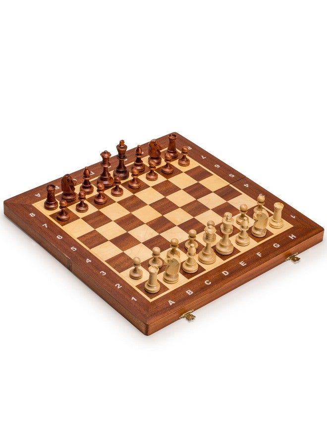 Wegiel Tournament No. 4 Staunton European Wood Chess Set, 16 Inches - Image 2
